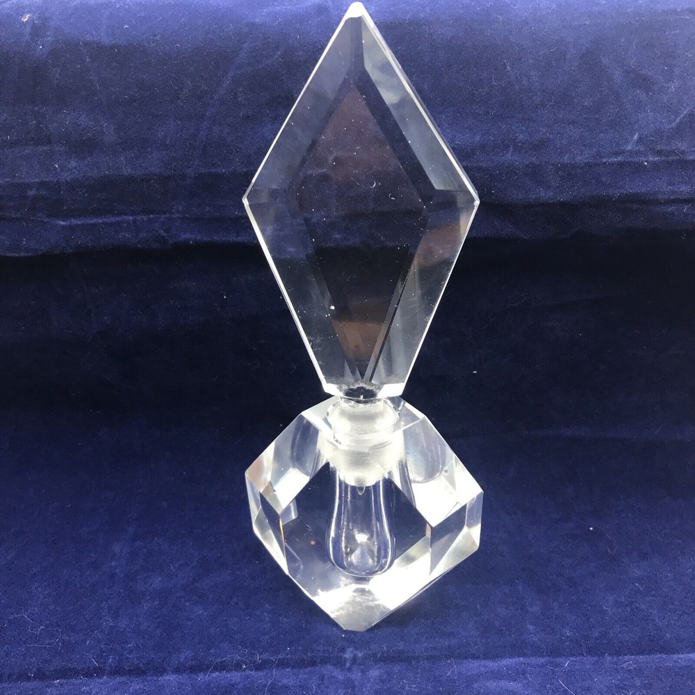 glass‎ perfume bottle with stopper